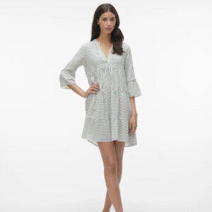 Vero Moda VMHELI Short dress - Snow White